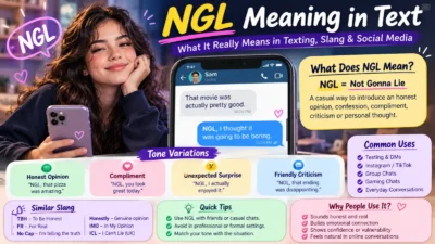 NGL Meaning in Text