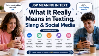 JSP Meaning in Text
