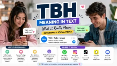 TBH Meaning in Text