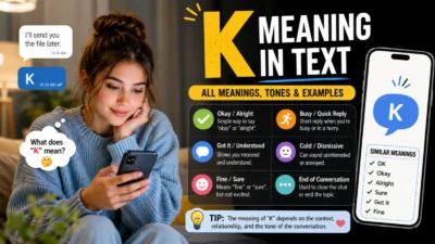 K Meaning in Text