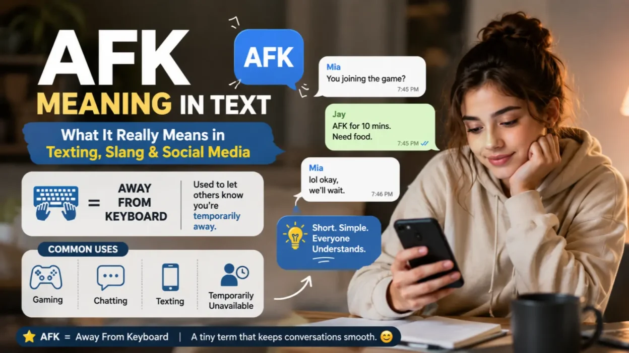 AFK Meaning in Text