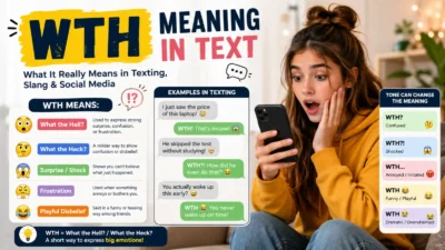 WTH Meaning in Text