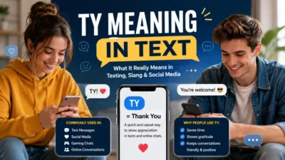 TY Meaning in Text