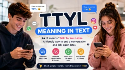 TTYL Meaning in Text