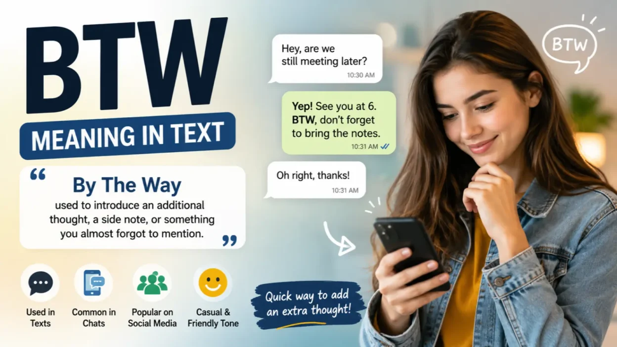 BTW Meaning in Text