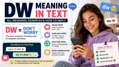 DW Meaning in Text