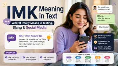 IMK Meaning in Text