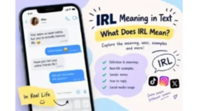 IRL Meaning in Text