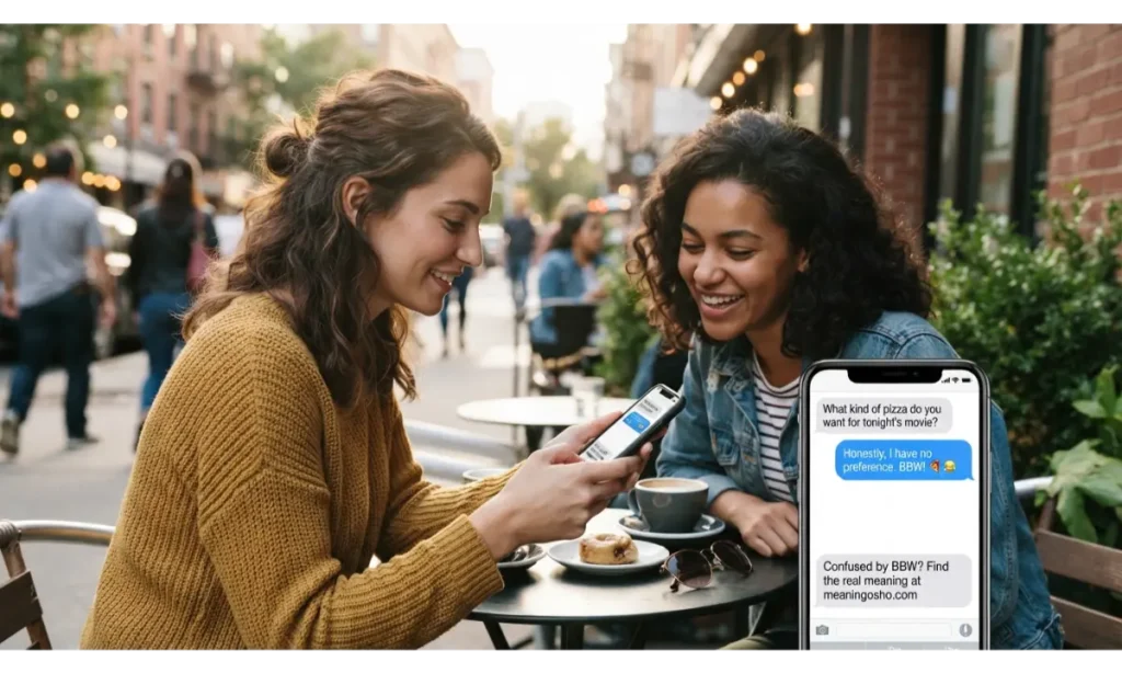 How BBW Is Used in Texting and Social Media