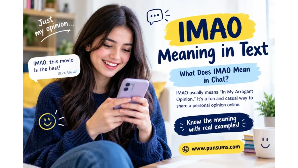 What Does IMAO Mean?