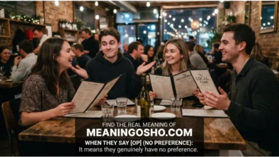 OP Meaning in Text