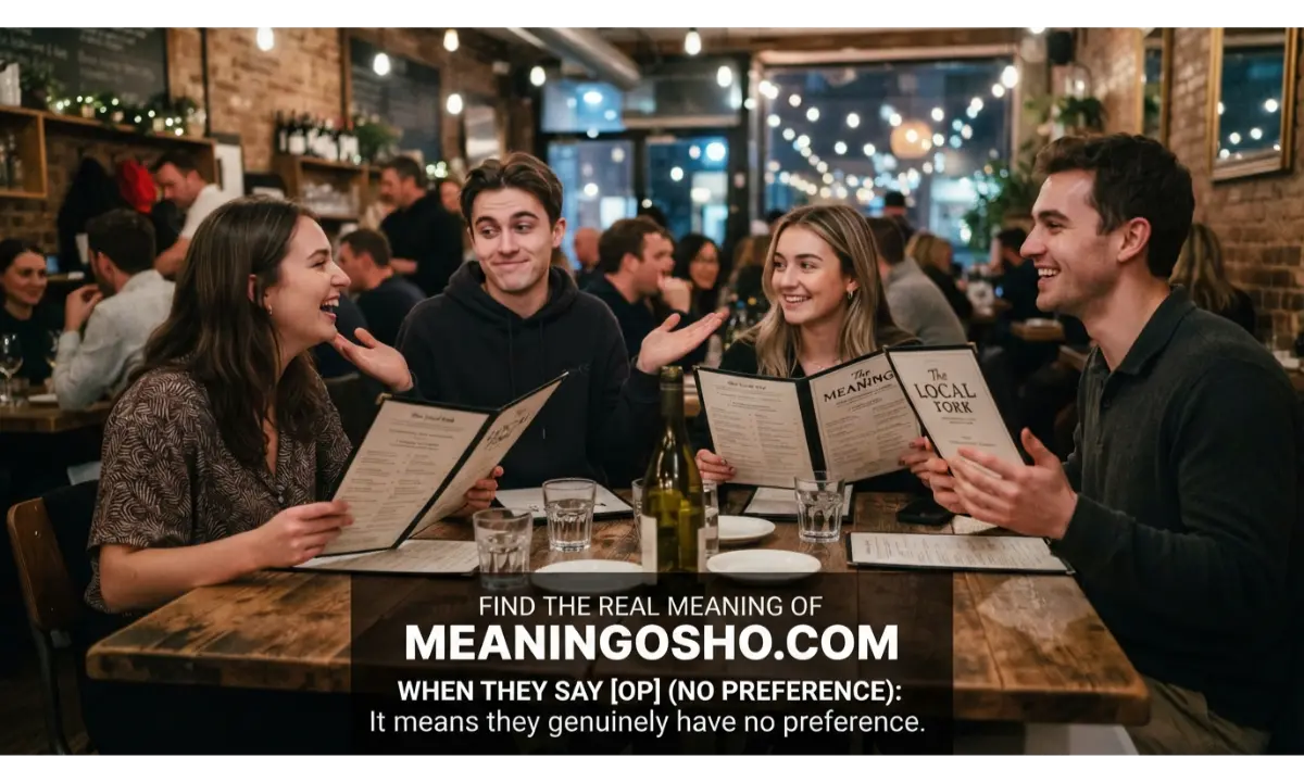 OP Meaning in Text