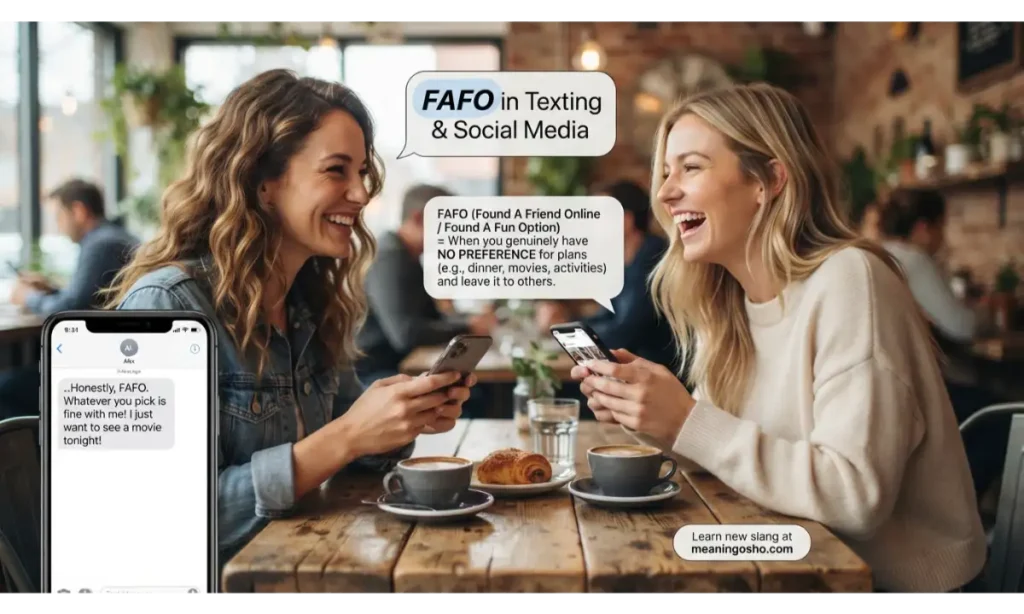 FAFO in Texting and Social Media