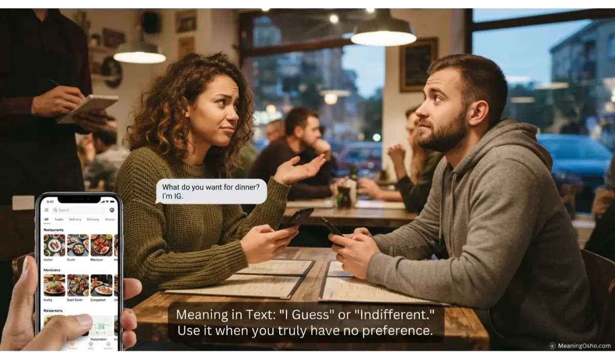 IG Meaning in Text