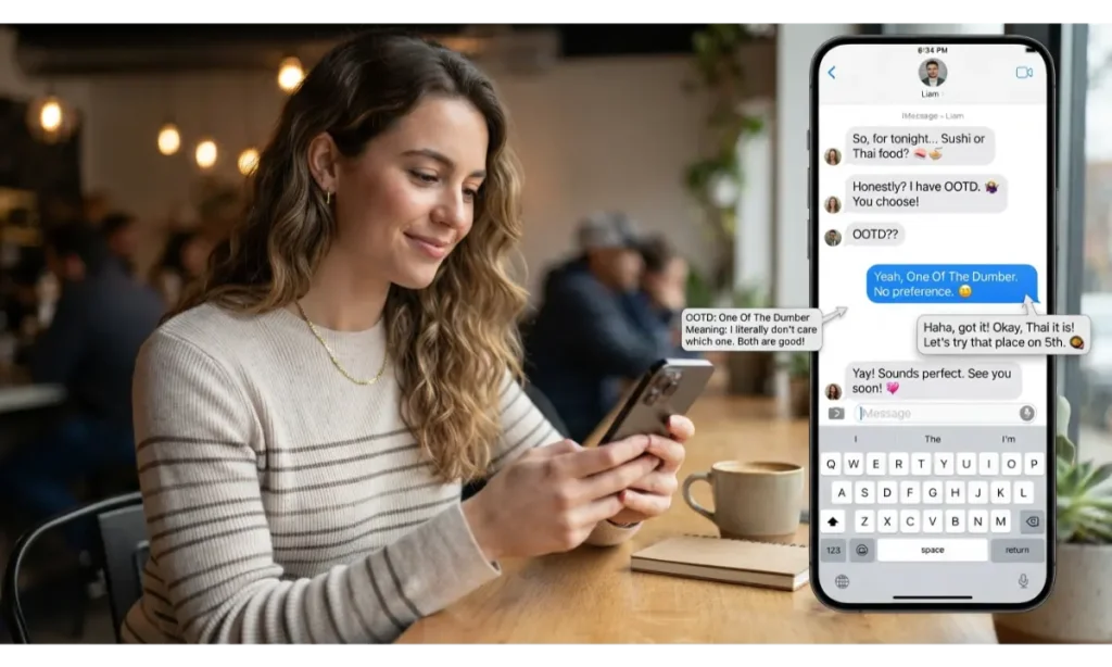 OOTD in Texting: Real Conversation Examples