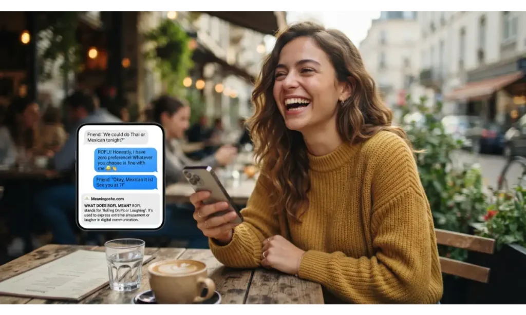 ROFL in Texting and Social Media