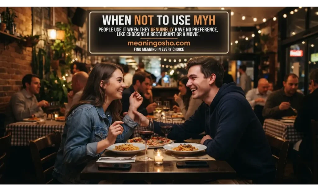 When Not to Use MYH