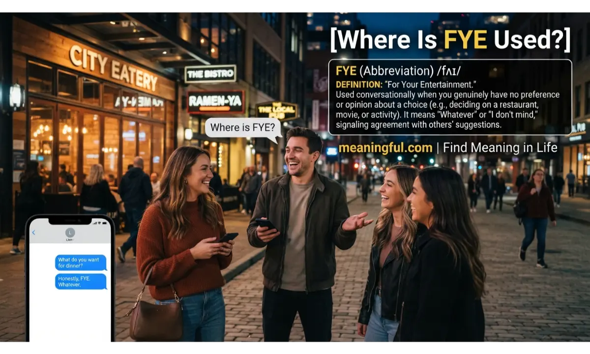 Where Is FYE Used?