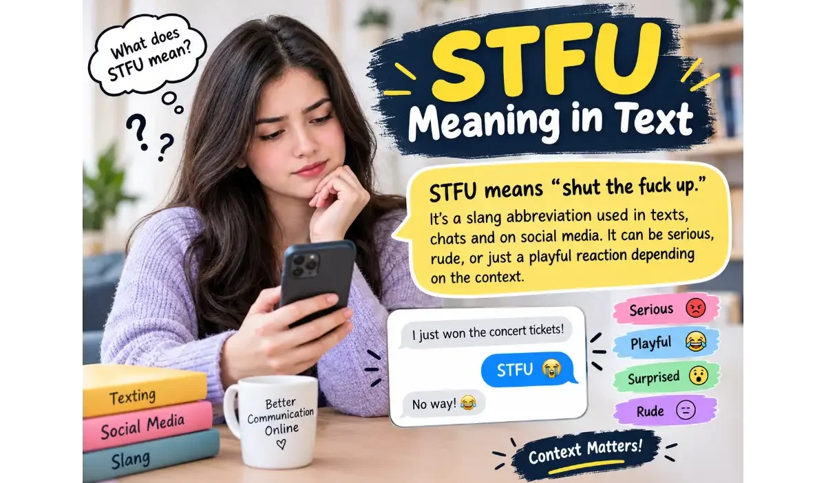 STFU Meaning in Text: