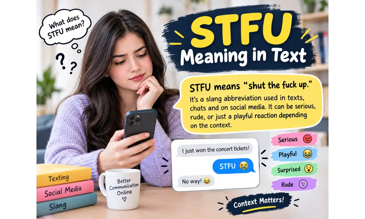 STFU Meaning in Text: