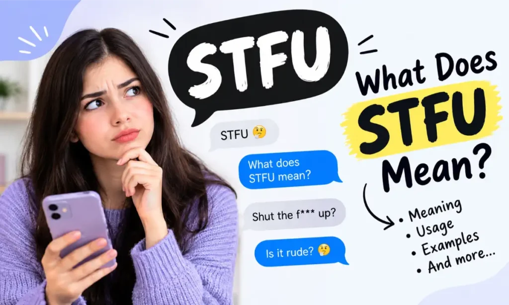 STFU in Texting and Social Media